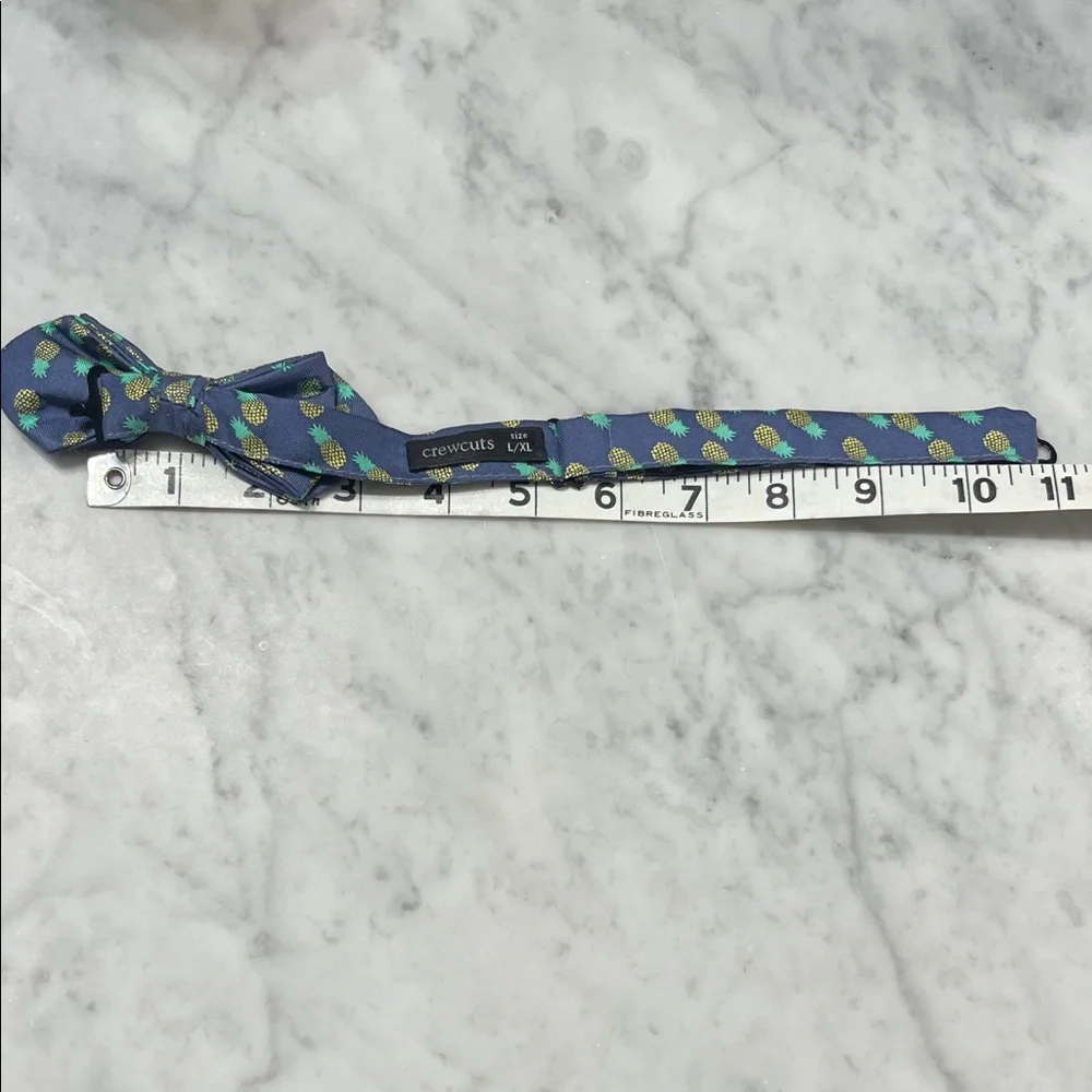 Crewcuts Blue Bow Tie with Pineapple Design